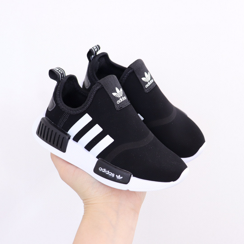 Adi NMD one pedal plus velvet two-color children_s shoes 22-35-d35526a6